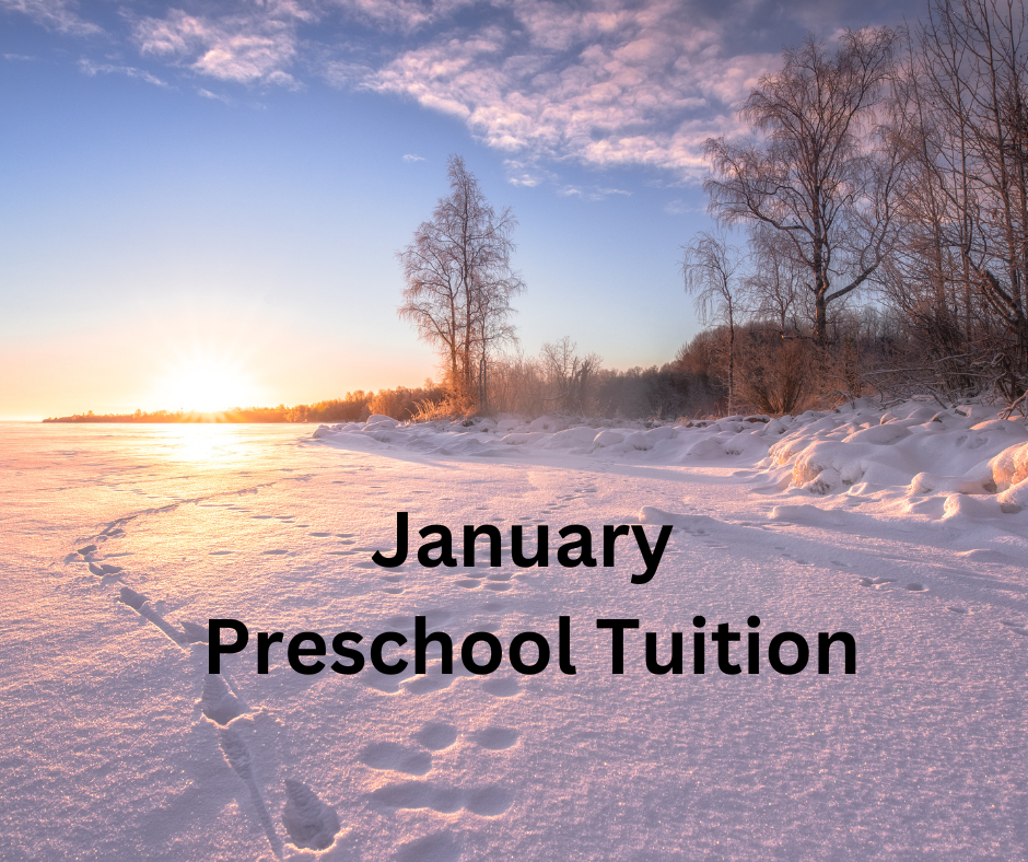 January Preschool Tuition