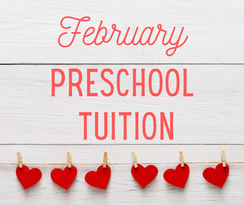 February Preschool Tuition