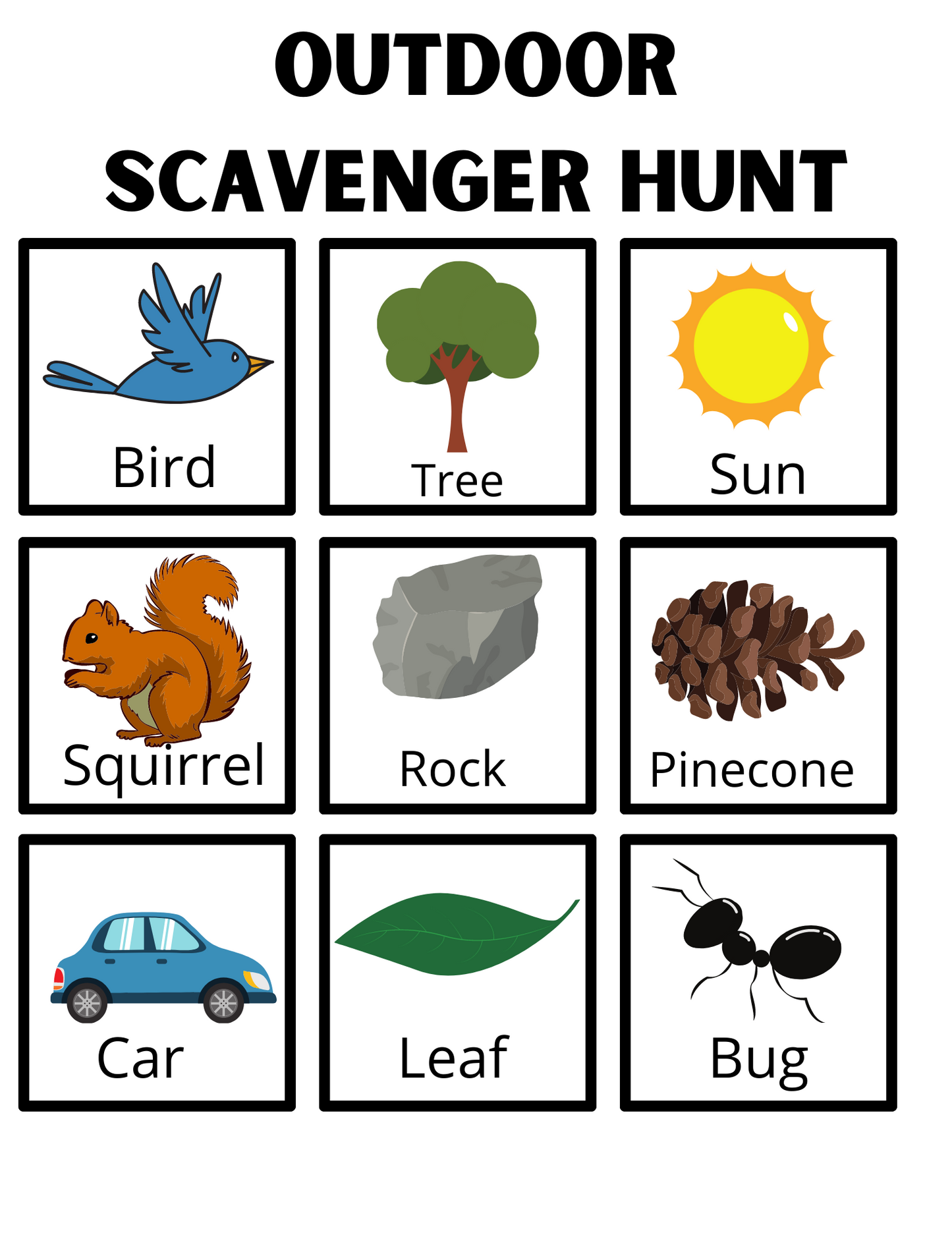 Downloadable Scavenger Hunt