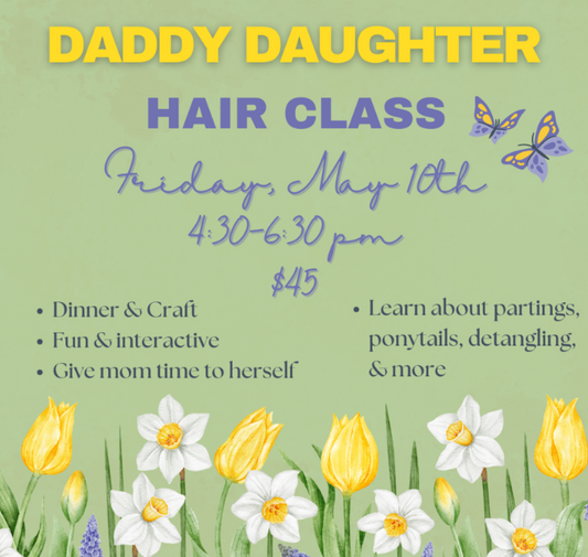 Daddy Daughter Hair Class
